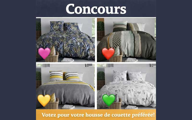 Concours Espace Déco + Idées cadeaux - Gagnez une housse de couette