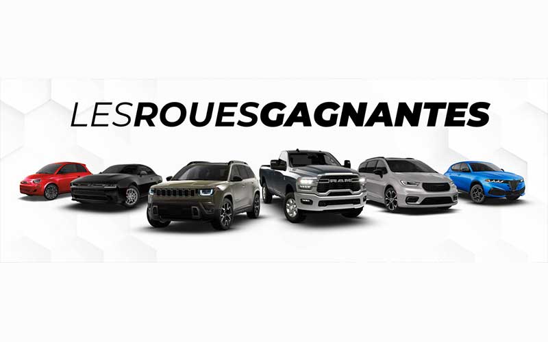 Gagnez le véhicule Chrysler - Dodge - Jeep de votre choix