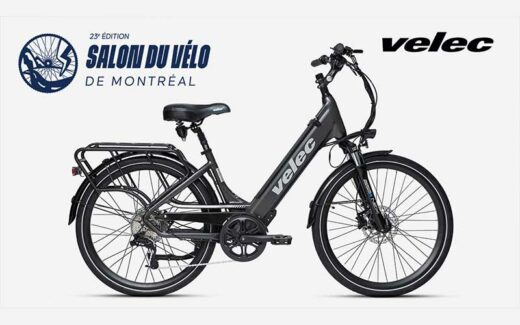 Gagnez un vélo Velec R48 couleur titane d'une valeur de 3 299$