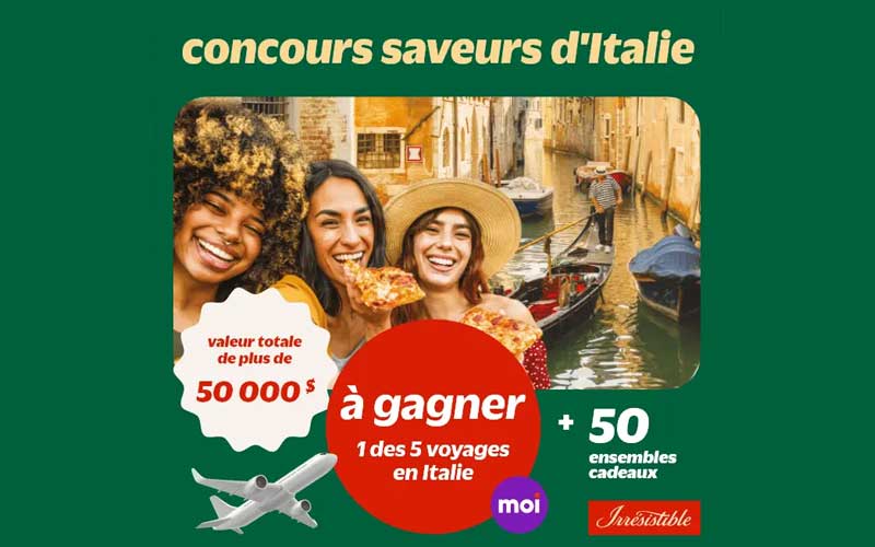 Gagnez 5 cartes-cadeaux voyages de 10 000$ chacune