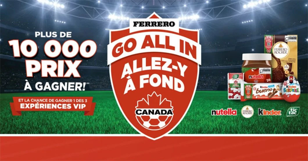 Concours Ferrero – 10 203 prix à gagner