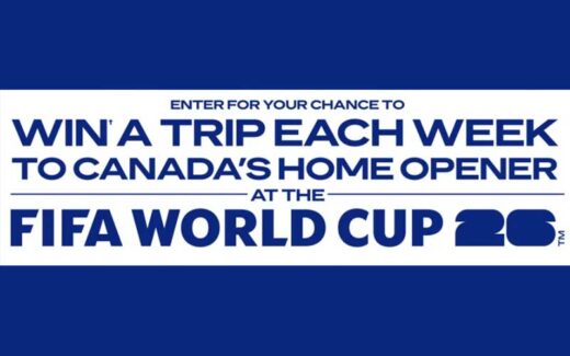 Gagnez 4 voyages pour deux à Toronto (5200 $ chaque)