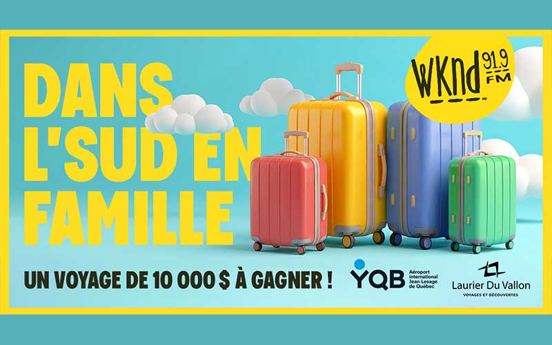 Gagnez Un voyage de 10 000 $ pour la destination de votre choix