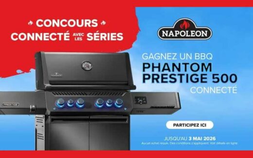 Gagnez un BBQ Phantom Prestige 500 connecté de 2 700$