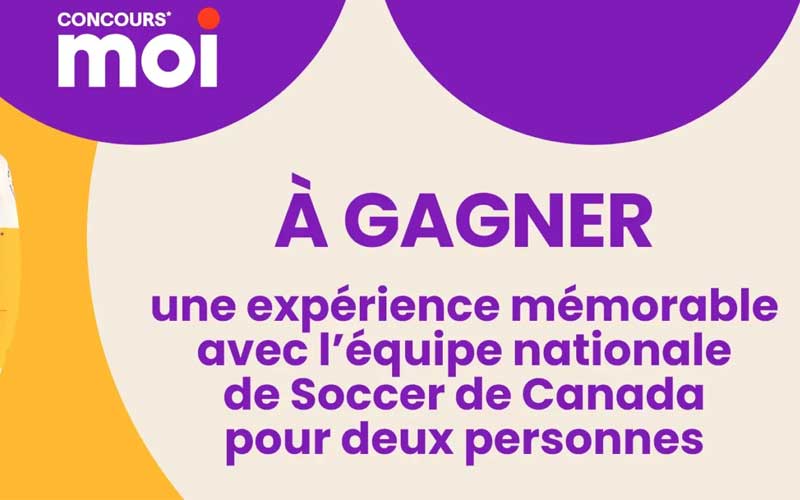 Gagnez une Expérience avec l’équipe de Soccer Canada