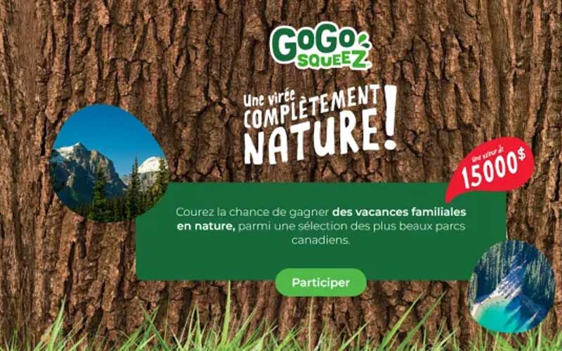 Gagnez des vacances familiales en nature de 15 000 $