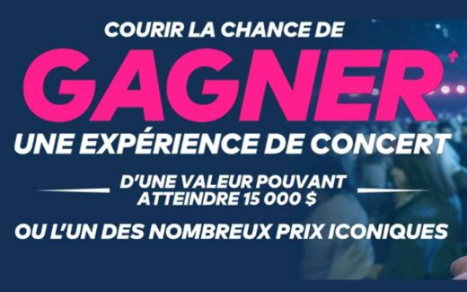 Gagnez une expérience de concert inoubliable (15000$)