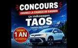 Gagnez un Volkswagen Taos Trendline 2026 pendant un an