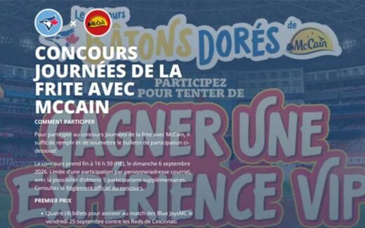 Gagnez un grand prix VIP de 3704 $ et des bons-rabais