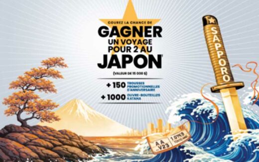 Gagnez un voyage pour deux au Japon (VDA 15 000 $)