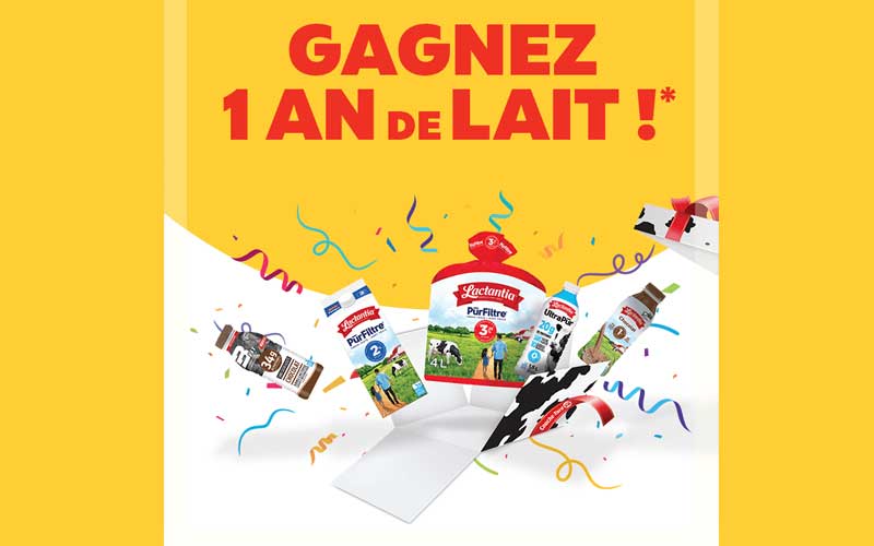 Gagnez 25 cartes-cadeaux d'un an de produits laitiers