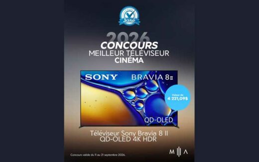 Gagnez un Sony BRAVIA 8 II QD-OLED 4K HDR 65 pouces