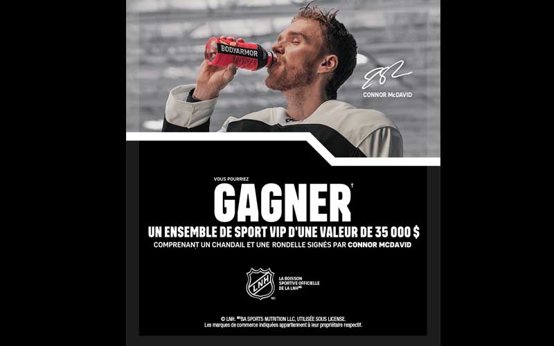 Gagnez un ensemble de sport VIP d'une valeur 35 000 $