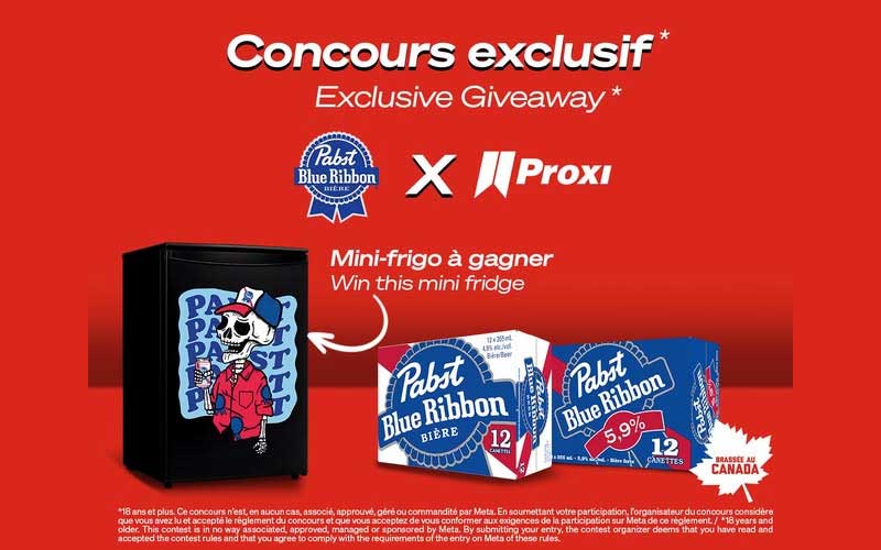 Gagnez un mini-frigo Sleeman Beer