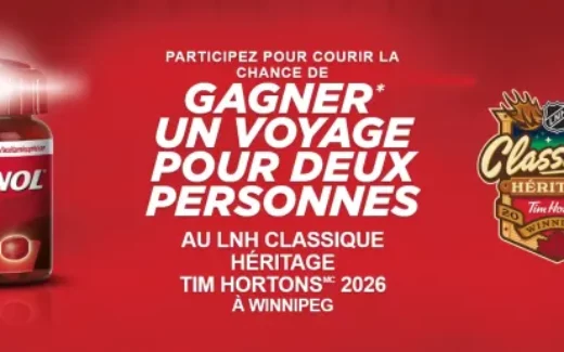 Gagnez un voyage au LNH Classique Héritage Tim Hortons