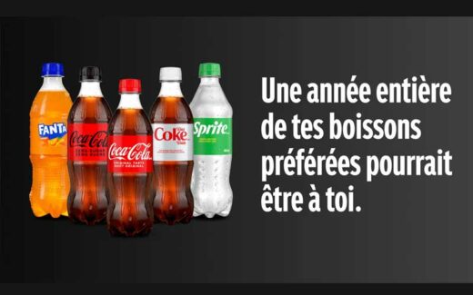 Gagnez une année entière de vos boissons Coca-Cola préférées