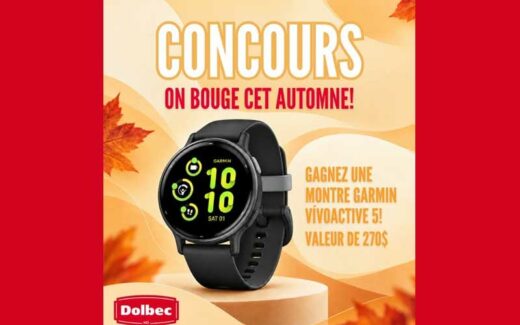 Gagnez une montre Garmin vívoactive 5