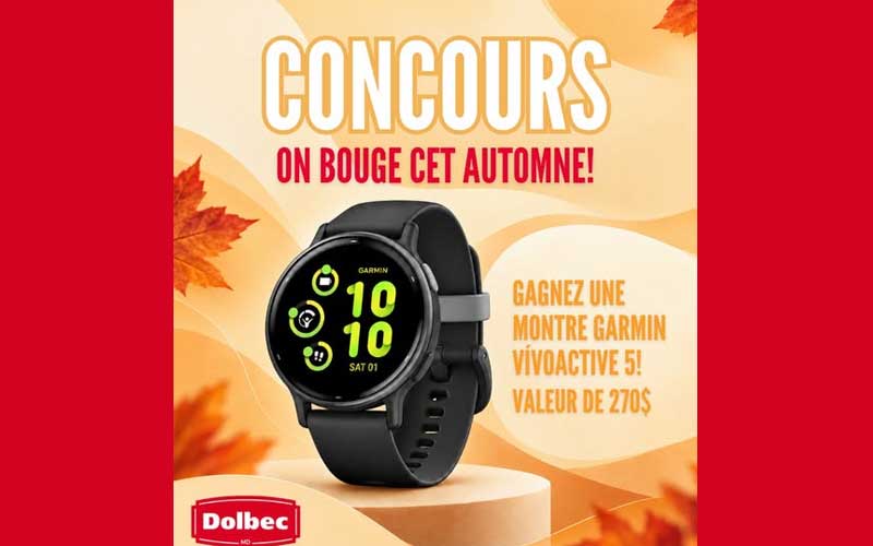 Gagnez une montre Garmin vívoactive 5
