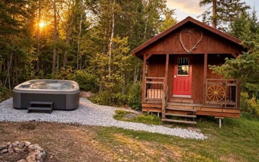 Gagnez une nuitée dans un chalet du Camping De La Rivière Nicolet