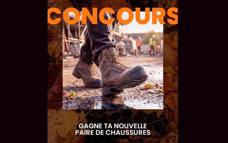 Gagnez une paire de chaussures de travail