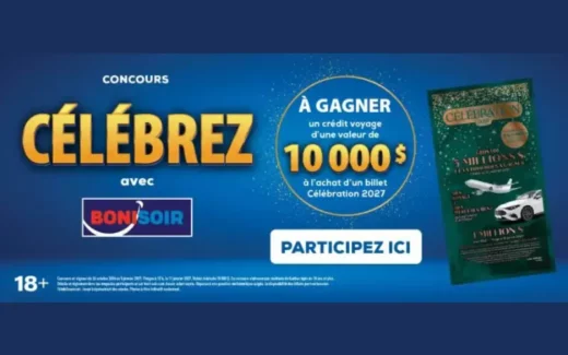 Concours Boni-Soir Gagnez un crédit voyage de 10 000$