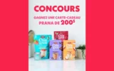 Concours PRANA - Gagnez une carte-cadeau de 200 $