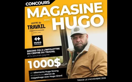 Gagnez 1000 $ de vêtements Hugo Strong