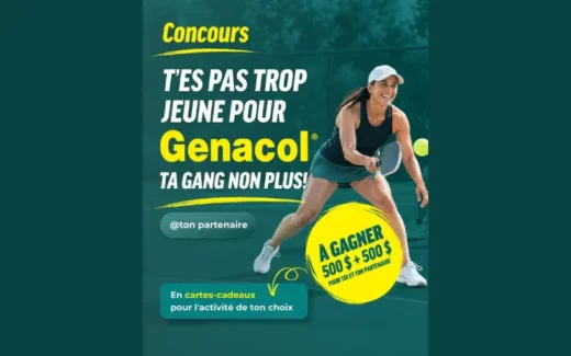 Gagnez 1000$ en certificats-cadeaux pour l'achat d'équipement sportif