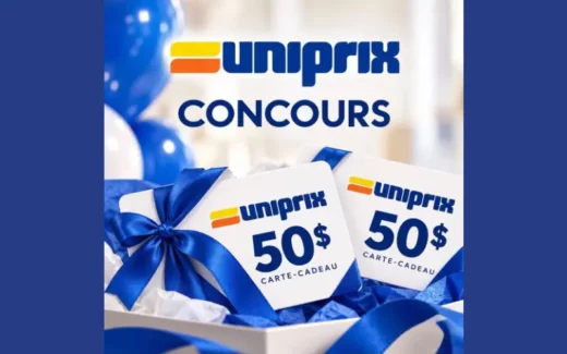 Gagnez 2 cartes-cadeaux Uniprix de 50$ chacune