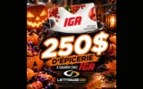 Gagnez 250$ d'épicerie - Concours Lettrage GD