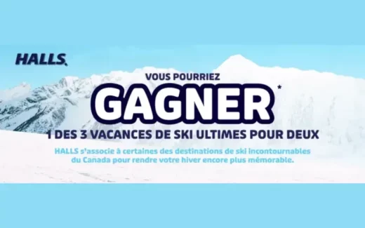 Gagnez 3 séjours de ski de 7500 $ chacun - Concours Halls