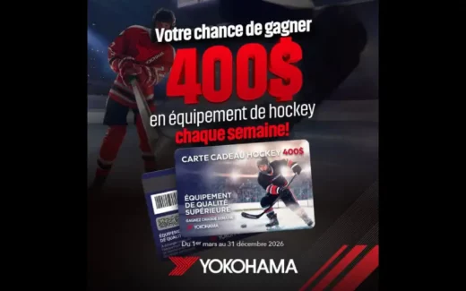 Gagnez 44 cartes-cadeau hockey de 400$ chacune