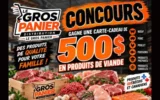 Gagnez 500$ de viande