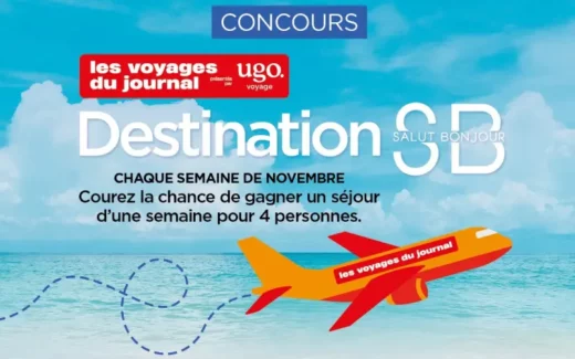 Gagnez l'un des quatre séjours d'une semaine pour quatre personnes