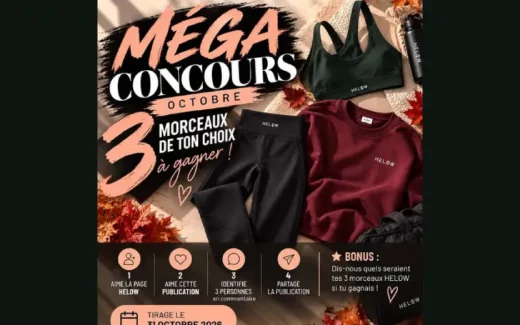 Gagnez trois vêtements Helow de votre choix