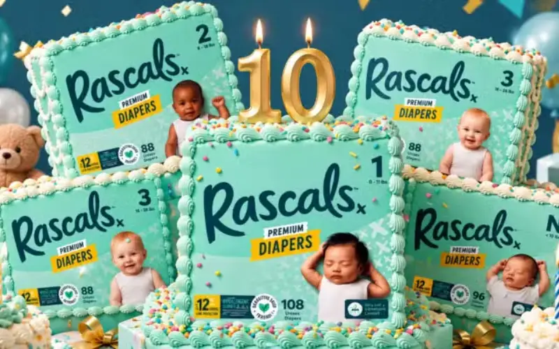 Gagnez un an de couches Rascals Premium (10 gagnants)