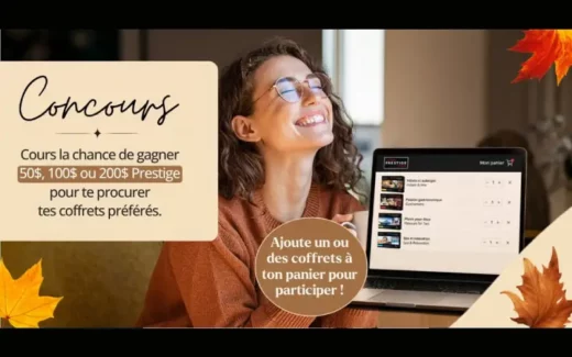 Gagnez un crédit pour vous procurer un Coffret Prestige Giftbox