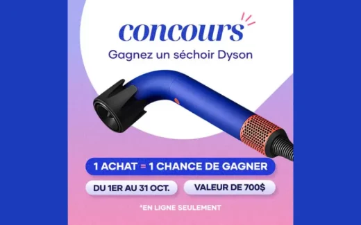 Gagnez un séchoir Dyson Supersonic R d’une valeur de 700$