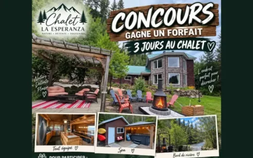 Gagnez un séjour de trois jours au Chalet La Esperanza