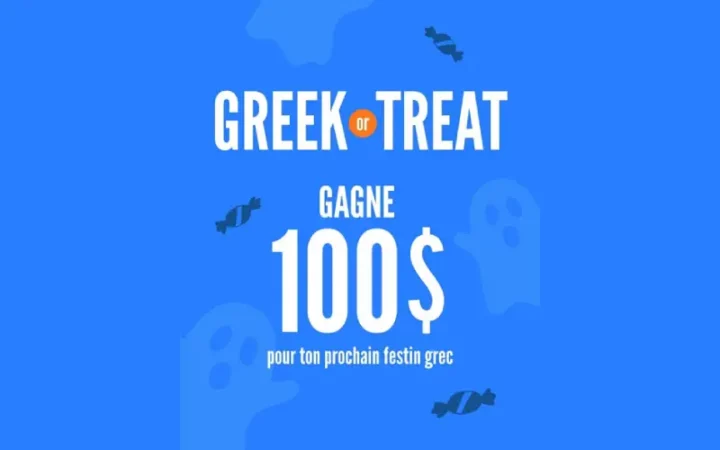 Gagnez une carte-cadeau Souvlaki Authentique de 100$