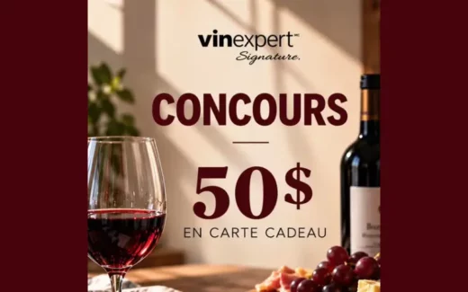 Gagnez une carte-cadeau Vinexpert Signature de 50$