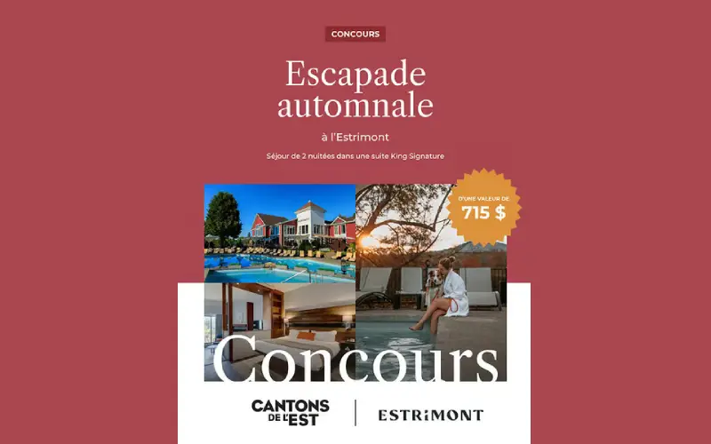 Gagnez une escapade automnale à l’Estrimont