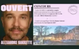 Gagnez une paire de billets pour le spectacle d'Alexandre Barrette