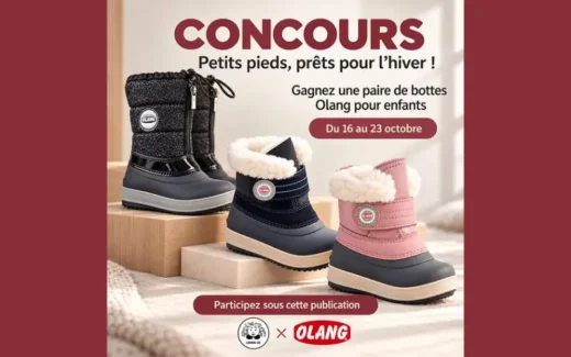 Gagnez une paire de bottes Olang pour enfants