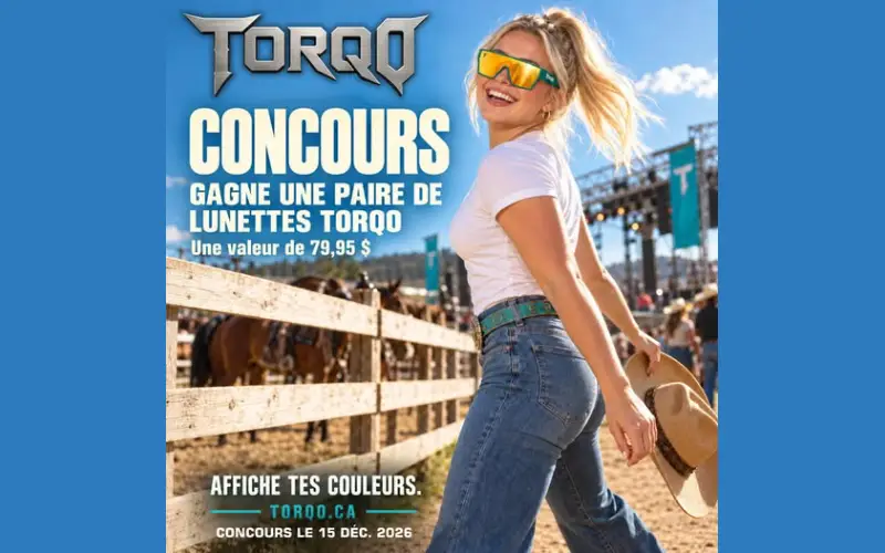 Gagnez une paire de lunettes TORQO