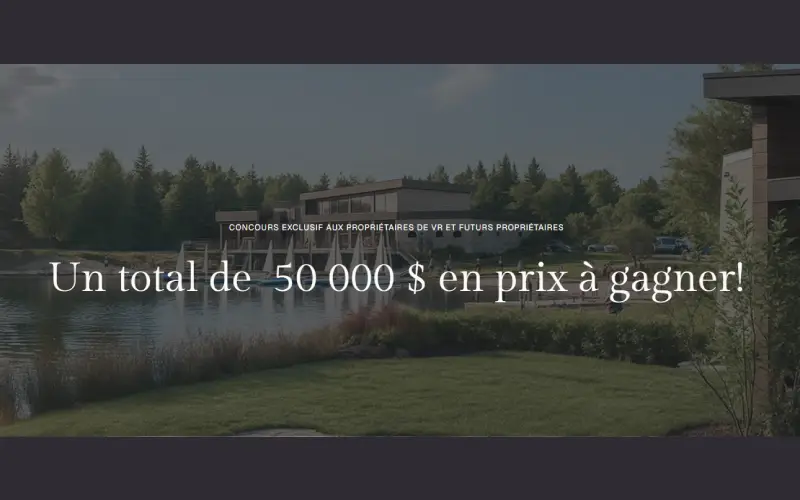 Un total de 50 000 $ en prix à gagner